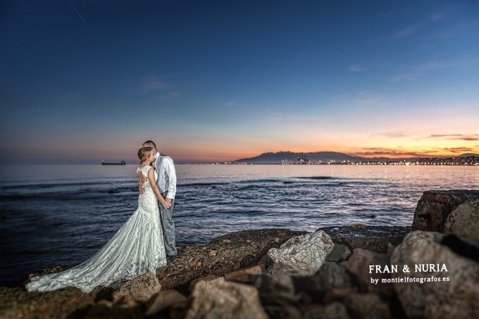 fotografo de boda en Málaga, fotografos de boda, fotografos de boda en Málaga, fotografos de Málaga, fotografos de malaga, fotografia nocturna, atardecer en malaga